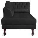 Ver imagem 5 de Diva Recamier Dora 130cm Lado Esquerdo Preto