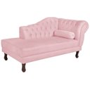 Ver imagem 2 de Diva Recamier Dora 130cm Lado Esquerdo Rosa Bebê