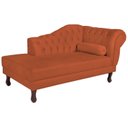 Ver imagem 2 de Diva Recamier Dora 130cm Lado Esquerdo Laranja Terracota