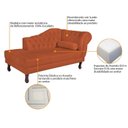 Ver imagem 6 de Diva Recamier Dora 130cm Lado Esquerdo Laranja Terracota