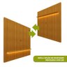 Painel Ripado Para Sala TV Até 75 Polegadas Com LED Naturale Notável Shop JM - 2