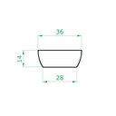 Ver imagem 2 de Vaso Planta 35x15 Bacia Cuia Polietileno - PRETO 002