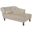 Ver imagem 2 de Diva Recamier Dora 140cm Lado Direito Bege