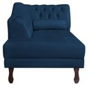 Ver imagem 5 de Diva Recamier Dora 160cm Lado Esquerdo Azul Marinho