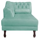 Ver imagem 5 de Diva Recamier Dora 160cm Lado Esquerdo Azul Tiffany