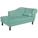 Ver imagem 2 de Diva Recamier Dora 160cm Lado Esquerdo Azul Tiffany