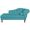 Ver imagem 4 de Diva Recamier Dora 160cm Lado Esquerdo Azul Turquesa