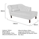 Ver imagem 3 de Diva Recamier Dora 140cm Lado Direito