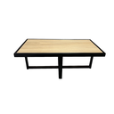 Ver imagem 1 de Mesa de Centro Retangular Paris Industrial Preto com Mdf