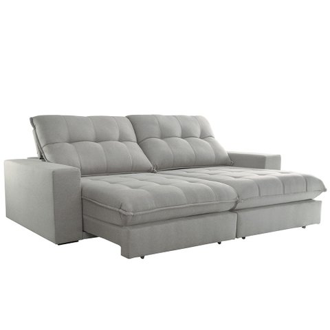 Sofa Retrátil Dublin 2,10m Mola Ensacada 03 Lugares Txr