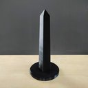 Ver imagem 2 de Obelisco 20cm - Estatueta Decoração Sala, Escritório - Toque 3D:Preto