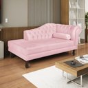 Ver imagem 1 de Diva Recamier Dora 160cm Lado Esquerdo Rosa Bebê