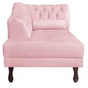 Ver imagem 5 de Diva Recamier Dora 160cm Lado Esquerdo Rosa Bebê