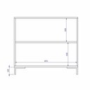 Ver imagem 4 de Balcão Aparador 2 Portas de Vidro 90cm Refresh Brv Móveis