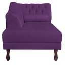 Ver imagem 5 de Diva Recamier Dora 160cm Lado Esquerdo Roxo