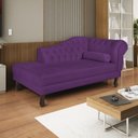 Ver imagem 1 de Diva Recamier Dora 160cm Lado Esquerdo Roxo