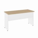 Ver imagem 6 de Mesa Escrivaninha Retangular 135cm x 60cm Tampo 30mm com Gaveteiro 2 Gavetas F5 Office Cor:Macadâ
