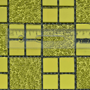 Ver imagem 4 de Pastilha Adesiva Vidro Decoração Banheiro Cozinha Gold 2