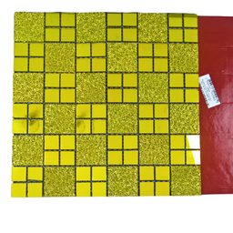Pastilha Adesiva Vidro Decoração Banheiro Cozinha Gold 2 - 7