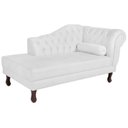 Ver imagem 2 de Diva Recamier Dora 185cm Lado Esquerdo Suede Branco
