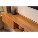 Ver imagem 6 de Painel Sala Estar p/ TV 70 pol Amarante 183cm Canela/White Linea