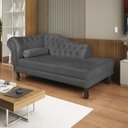 Ver imagem 1 de Diva Recamier Dora 130cm Lado Direito Cinza Escuro