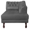 Ver imagem 5 de Diva Recamier Dora 130cm Lado Direito Cinza Escuro