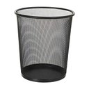 Ver imagem 1 de Lixeira de Metal Aramado para Escritório 10 Litros Preta - Tn Office
