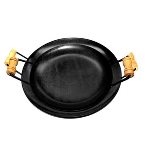 Kit Tacho Disco Arado Gold C/ Alça para Porções em Geral 2pç:30cm/43cm