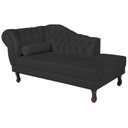 Ver imagem 2 de Diva Recamier Dora 140cm Lado Direito Preto