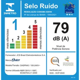 Aspirador de Pó Oster a Bateria OASP645 Bivolt - 13