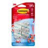 Cabide Adesivo Mini Ganchos Command 3m Transparente 6 Unid - 1
