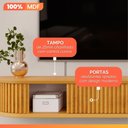 Ver imagem 7 de Painel para Tv até 75 Polegadas 2,15m Led 2 Portas Kai Dj Móveis