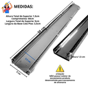Ver imagem 5 de Ralo Linear Estreito Infinito para Piscinas 5x50 Inox Cola Piso Discreto