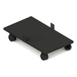Suporte Gabinete Cpu Computador Pc Gamer com Rodinhas Mdp Preto - 1