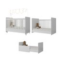 Ver imagem 4 de Quarto de Bebê com Poltrona Amamentação e Berço Americano 3x1 com Colchão Pimpolho Multimóveis 