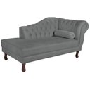 Ver imagem 2 de Diva Recamier Dora 130cm Lado Esquerdo Cinza