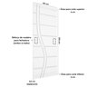 Folha de Porta Frisada R70ss 210x90cm 35mm Porta Interna:mogno - 4
