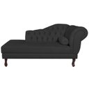 Ver imagem 4 de Diva Recamier Dora 130cm Lado Esquerdo Preto