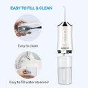Ver imagem 3 de Irrigador Bucal Portátil Prova D Agua Limpeza Oral Dental Power Floss Otimo P Implante - Verde