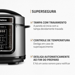 Panela de Pressão Elétrica Digital 5l Mondial 900w 110v - 5