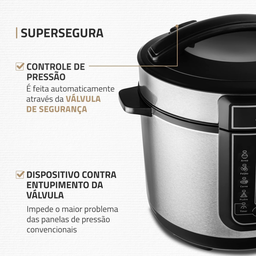 Panela de Pressão Elétrica Digital 5l Mondial 900w 110v - 7