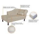 Ver imagem 6 de Diva Recamier Dora 140cm Lado Esquerdo Bege