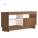 Ver imagem 1 de Sala de Estar City Rack 65'' Polegadas Mesa de Centro e Aparador Cinamomo/Off White