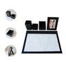 Kit Organizador Mesa Escritório Sintético Premium - Preto - 1