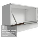 Ver mais imagens de Rack para TV até 80 Polegadas 218 cm 2 Portas Branco/Rustic Glamy Madesa