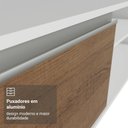 Ver imagem 7 de Rack para TV até 80 Polegadas 218 cm 2 Portas Branco/Rustic Glamy Madesa