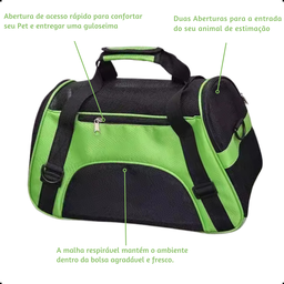 Bolsa Pet para Transporte Caes e Gatos Avião Cia Aérea Tam P - 2
