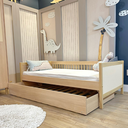 Ver imagem 4 de Bicama Solteiro Infantil com Palinha Natural Linha Paglia Quater Carvalho Malva