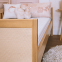 Ver imagem 6 de Bicama Solteiro Infantil com Palinha Natural Linha Paglia Quater Carvalho Malva